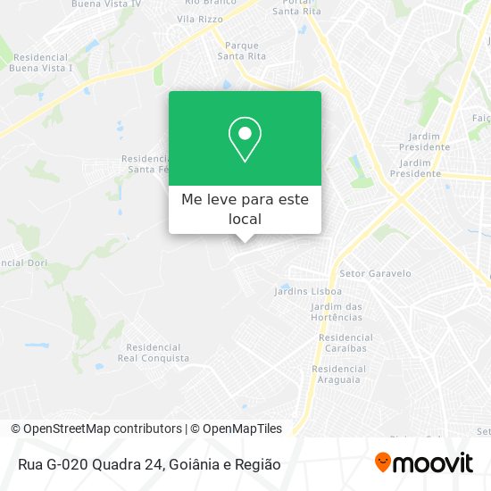 Rua G-020 Quadra 24 mapa