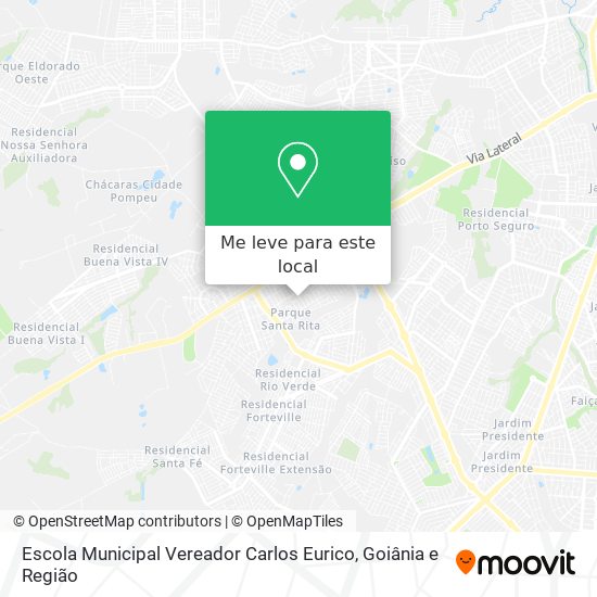 Escola Municipal Vereador Carlos Eurico mapa