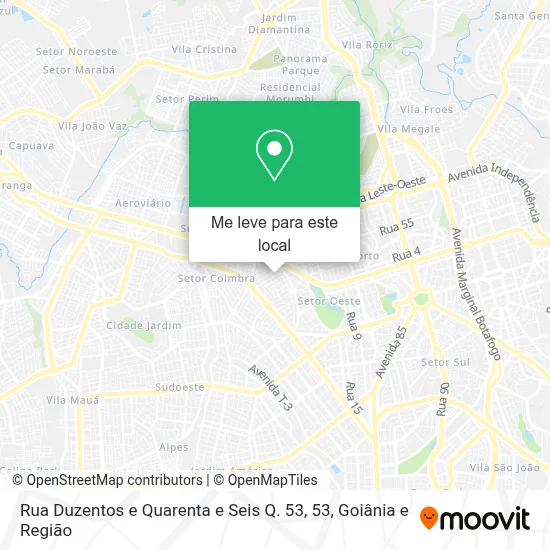Rua Duzentos e Quarenta e Seis Q. 53, 53 mapa