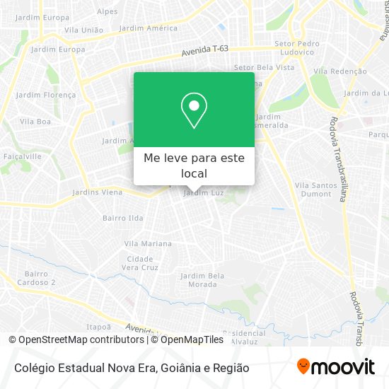 Colégio Estadual Nova Era mapa