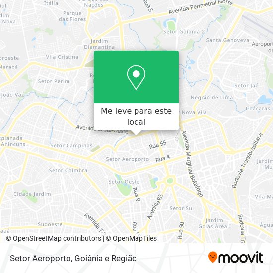 Setor Aeroporto mapa