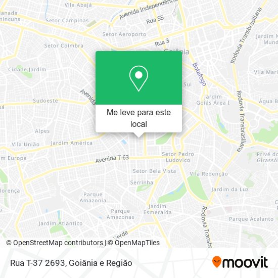 Rua T-37 2693 mapa