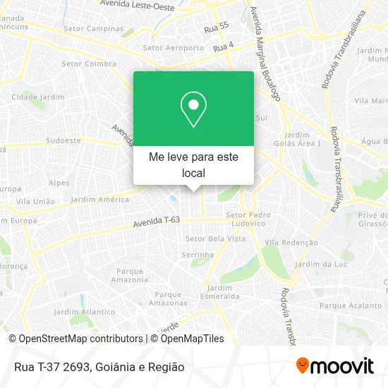 Rua T-37 2693 mapa