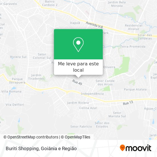 Buriti Shopping mapa