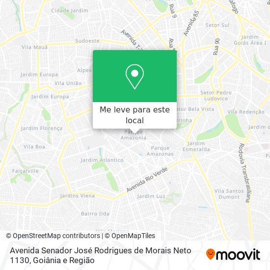 Avenida Senador José Rodrigues de Morais Neto 1130 mapa
