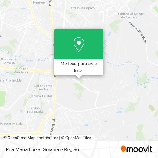 Rua Maria Luiza mapa