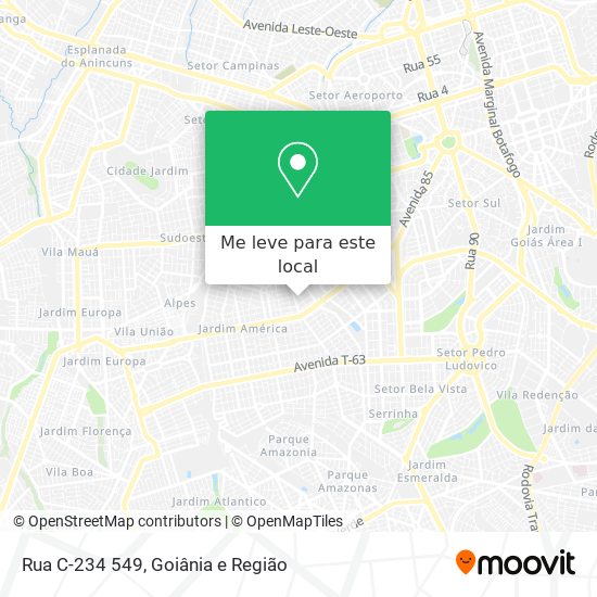 Rua C-234 549 mapa