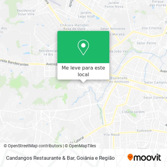 Candangos Restaurante & Bar mapa