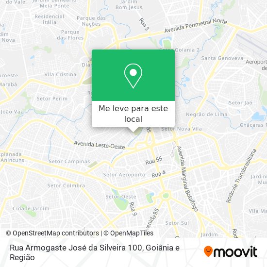 Rua Armogaste José da Silveira 100 mapa