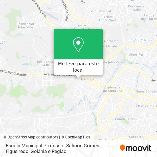 Escola Municipal Professor Salmon Gomes Figueiredo mapa
