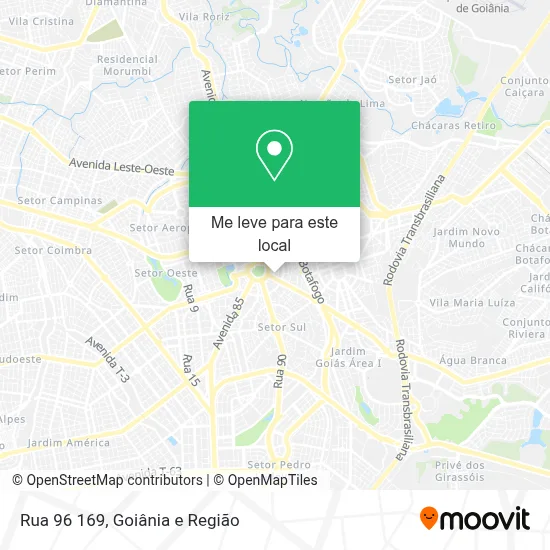 Rua 96 169 mapa