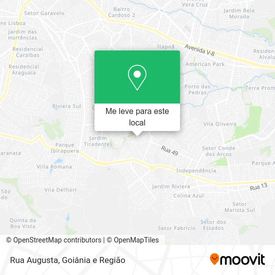 Rua Augusta mapa