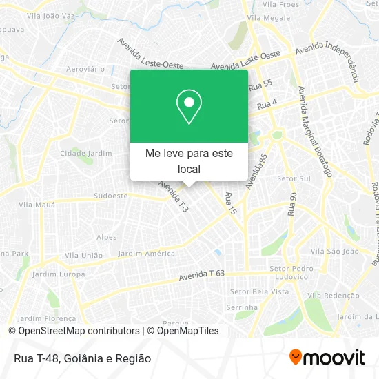 Rua T-48 mapa