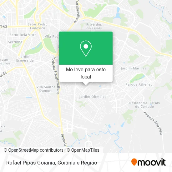 Rafael Pipas Goiania mapa