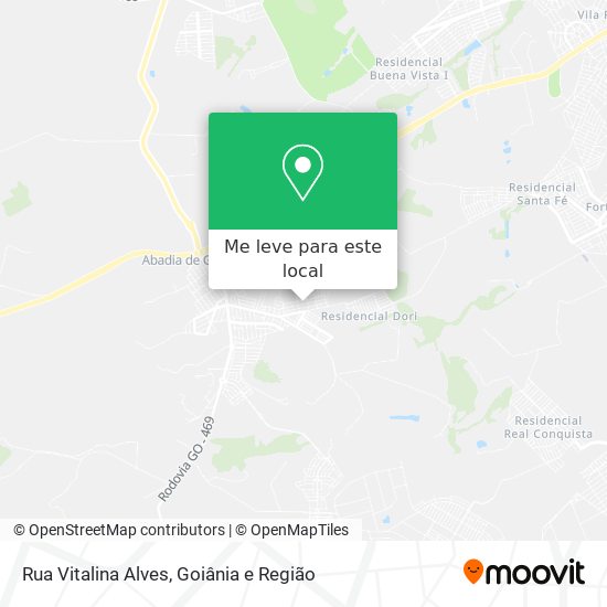 Rua Vitalina Alves mapa