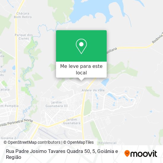 Rua Padre Josimo Tavares Quadra 50, 5 mapa
