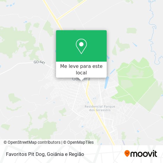 Favoritos Pit Dog mapa