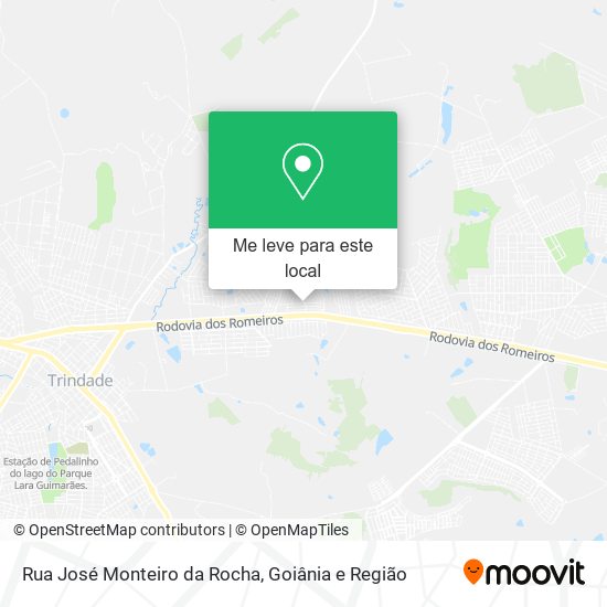 Rua José Monteiro da Rocha mapa