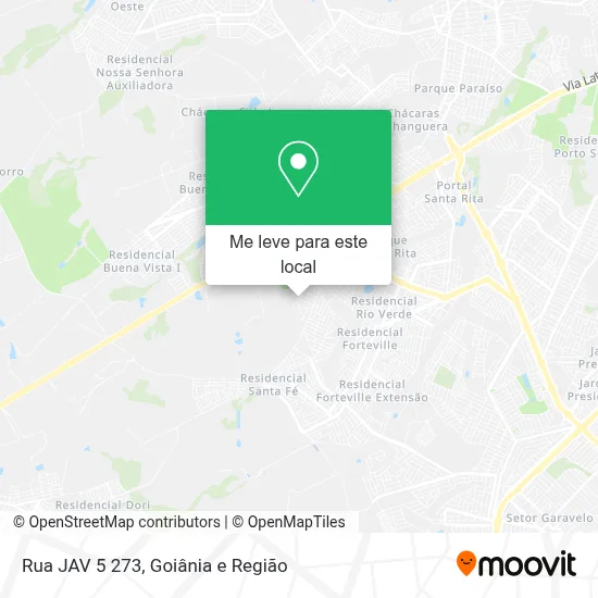 Rua JAV 5 273 mapa
