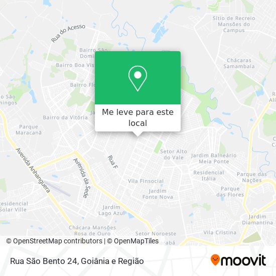 Rua São Bento 24 mapa