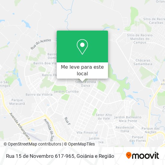 Rua 15 de Novembro 617-965 mapa