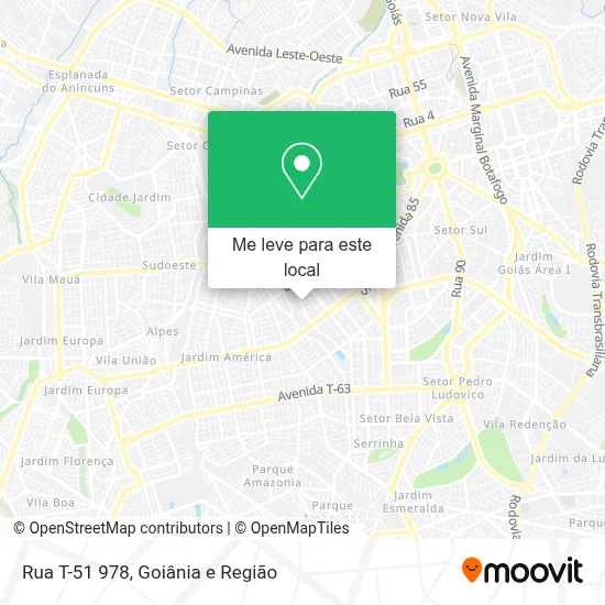 Rua T-51 978 mapa