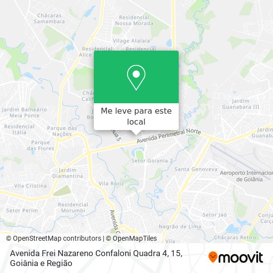 Avenida Frei Nazareno Confaloni Quadra 4, 15 mapa