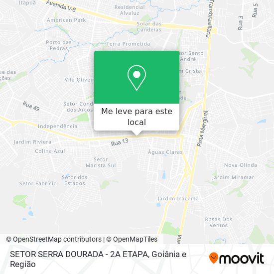 SETOR SERRA DOURADA - 2A ETAPA mapa