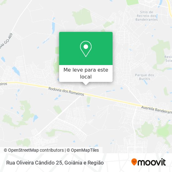 Rua Oliveira Cândido 25 mapa