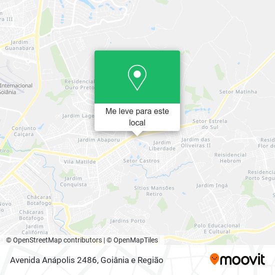 Avenida Anápolis 2486 mapa