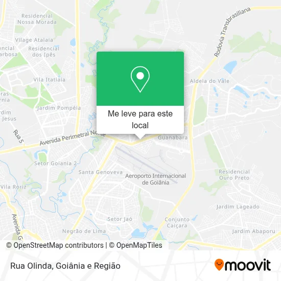 Rua Olinda mapa