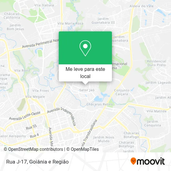 Rua J-17 mapa
