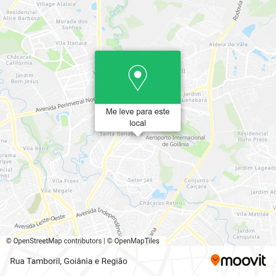 Rua Tamboril mapa