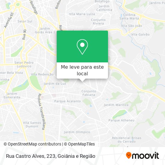 Rua Castro Alves, 223 mapa