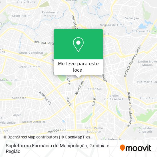 Supleforma Farmácia de Manipulação mapa