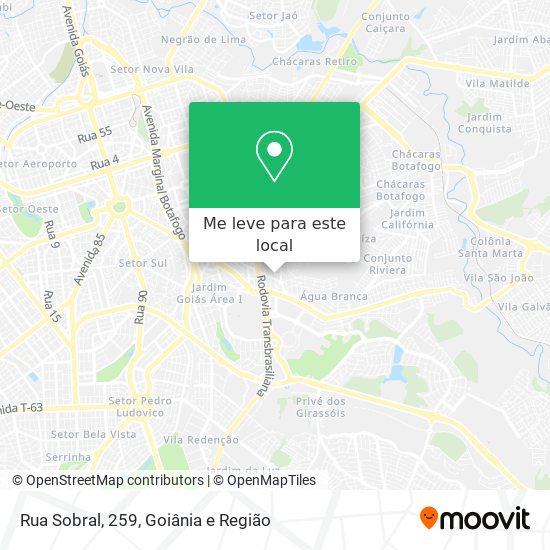 Rua Sobral, 259 mapa