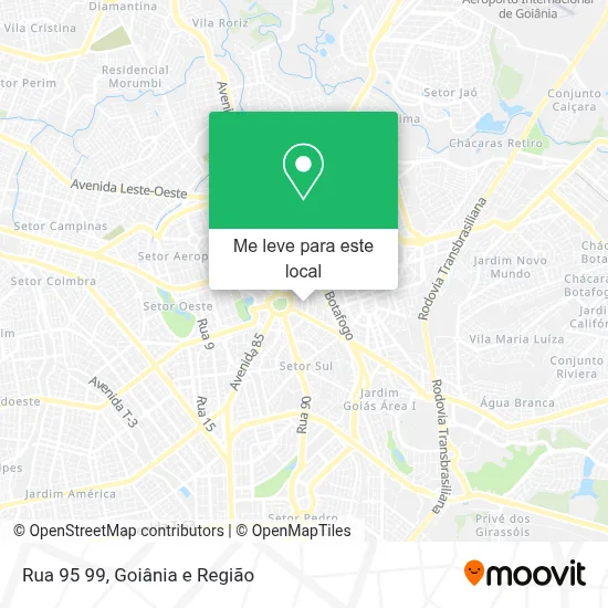 Rua 95 99 mapa