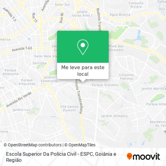 Escola Superior Da Polícia Civil - ESPC mapa