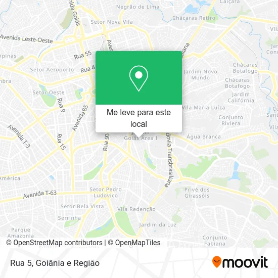 Rua 5 mapa
