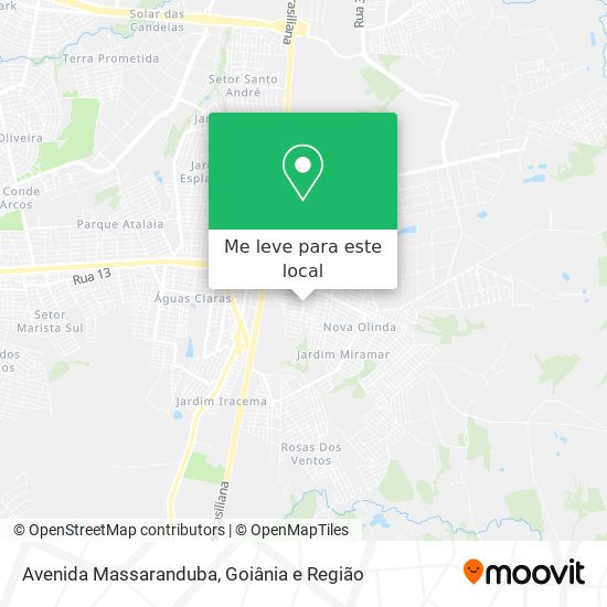 Avenida Massaranduba mapa