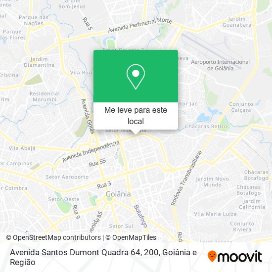 Avenida Santos Dumont Quadra 64, 200 mapa