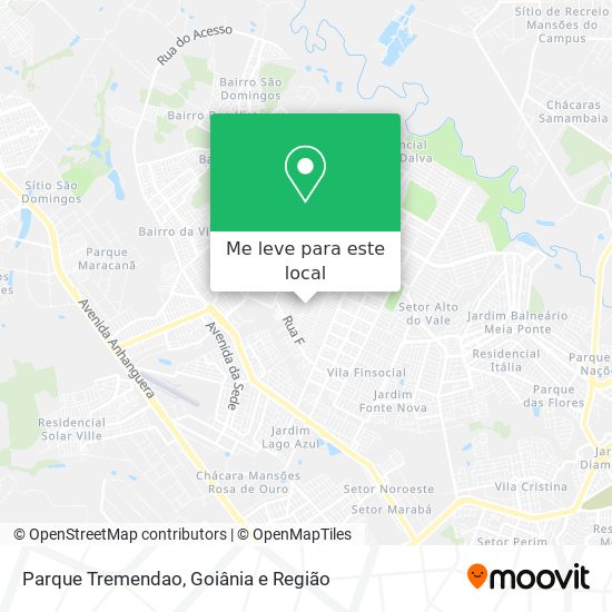 Parque Tremendao mapa