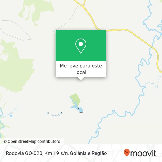 Rodovia GO-020, Km 19 s/n mapa