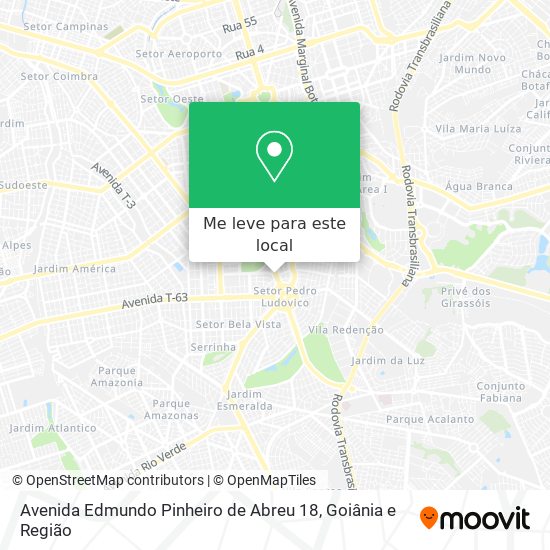 Avenida Edmundo Pinheiro de Abreu 18 mapa