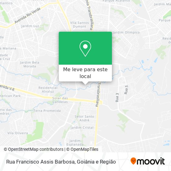 Rua Francisco Assis Barbosa mapa