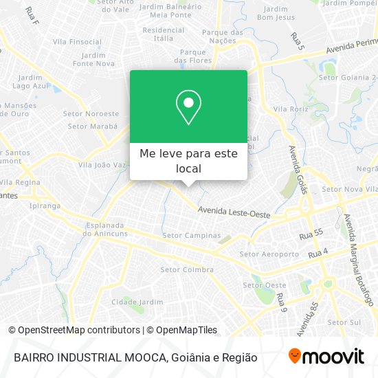 BAIRRO INDUSTRIAL MOOCA mapa