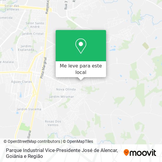 Parque Industrial Vice-Presidente José de Alencar mapa