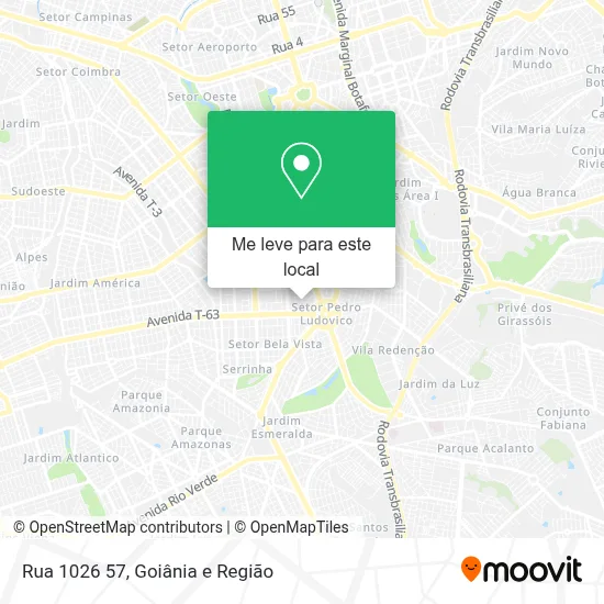 Rua 1026 57 mapa