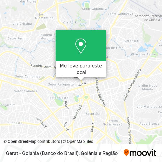 Gerat - Goiania (Banco do Brasil) mapa