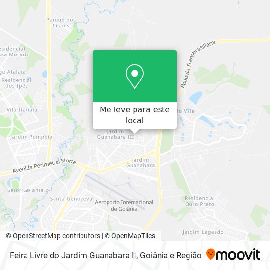Feira Livre do Jardim Guanabara II mapa